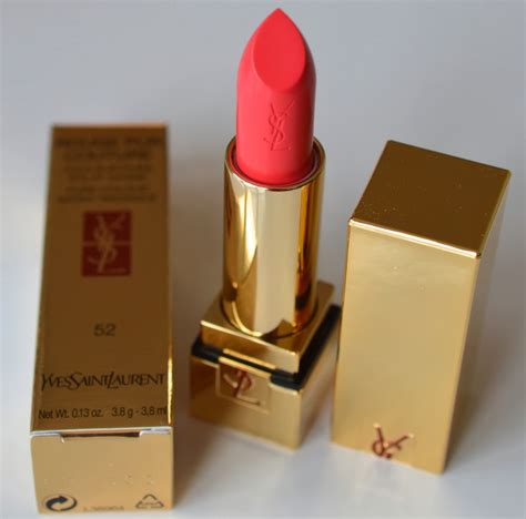 son ysl rouge pur couture 52|YSL rouge pur couture lipstick.